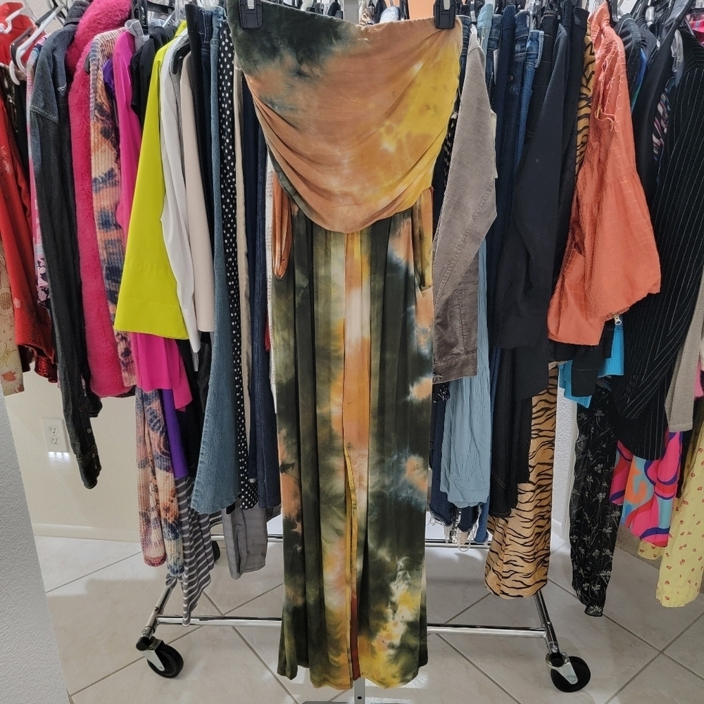 Heart Hips Olive and Mustard Jumpsuit